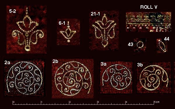 davis466  gold tooling imprints