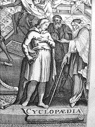 Chambers's Cyclopaedia frontispiece