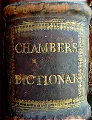 Chambers's Dictionary lable