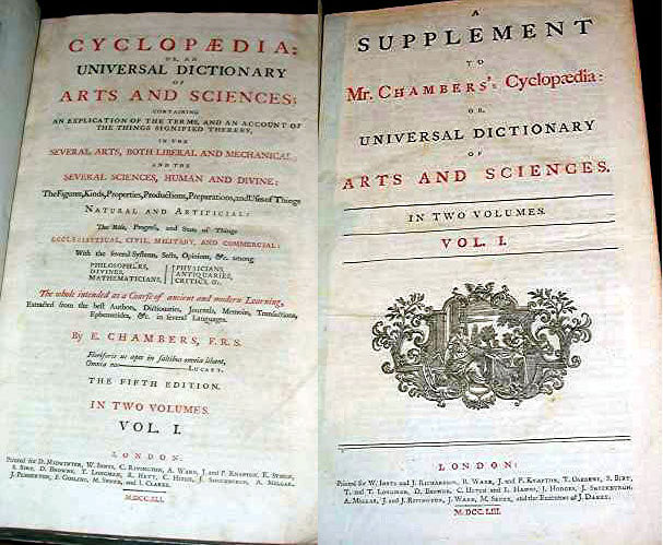 Chambers's Cyclopaedia and Supplement titles