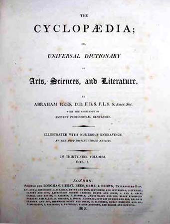 1819 Cyclopaedia title page