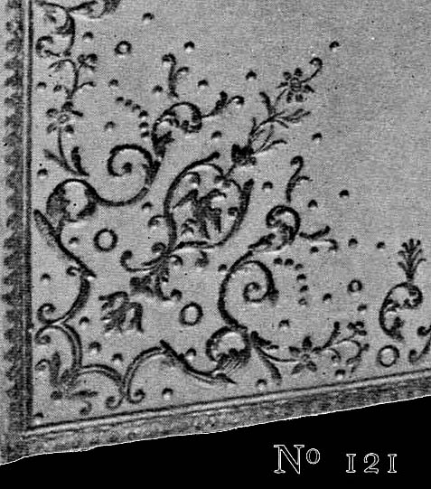enlarged corner detail from Esmerian 121