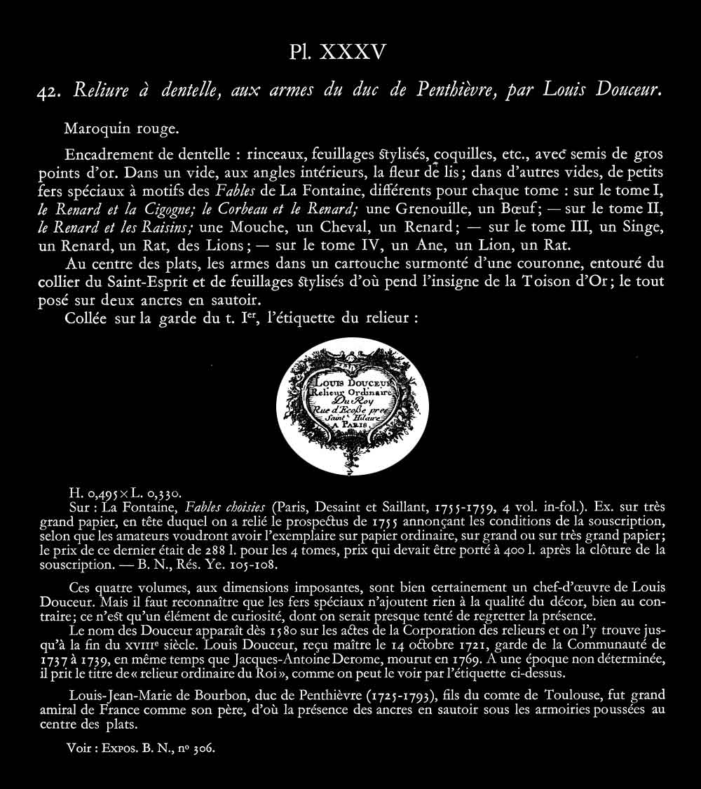 description in French