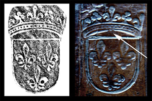 click on this image to link to the see a study of the armes of Louis XII